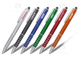 Bolígrafo plástico con touch - 01, perfecto para una escritura suave y precisa. Con un diseño moderno y funcional, posee