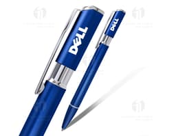 Caneta de metal 05, ideal para deixar sua assinatura com elegância em documentos. Feita com tinta metálica e acabamento