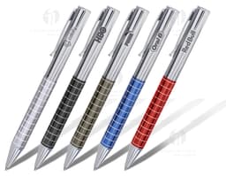 Caneta de metal - 64: Ideal para escrita suave e durável em ambientes de trabalho ou estudo. Feita com materiais de alta
