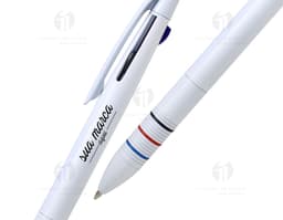 Caneta plástica - 39, perfeita para escrita em documentos e trabalhos de escritório. Com design moderno e acabamento