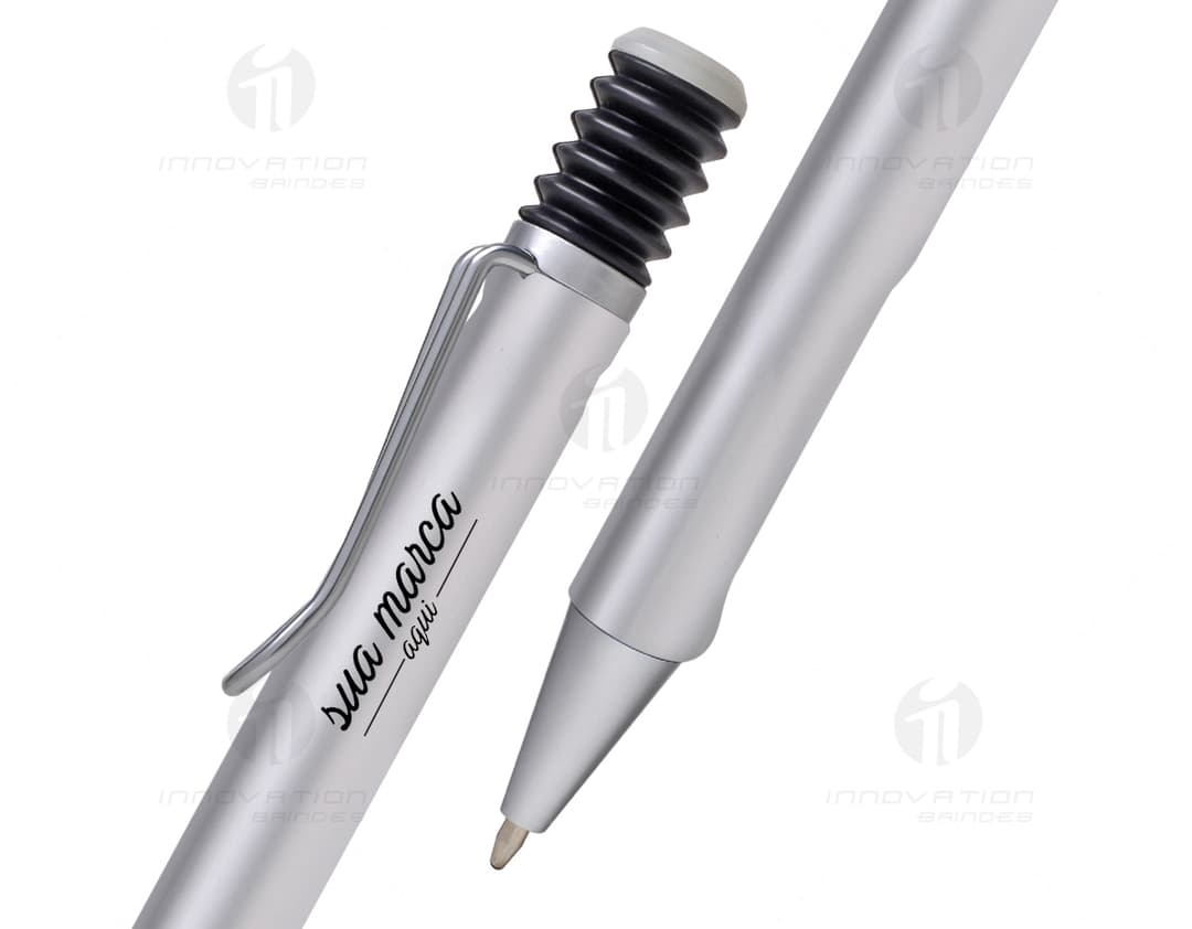 Caneta plástica 45 - Ideal para seu negócio! Esta caneta de plástico é perfeita para melhorar a sua escrita e criatividade.