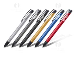 Caneta de metal com touch - 02: Uma elegante ferramenta de escrita que combina sofisticação e funcionalidade. Ideal para uso