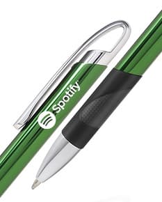 Caneta de metal elegante e sofisticada para uso em escritório. Com acabamento metalizado e ponta afiada, ideal para assinaturas e ilustrações. Perfeita para agregar valor ao seu ambiente de trabalho. Adquira já a sua!