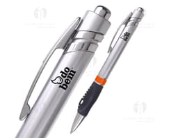 Caneta plástica resistente e de alta qualidade. Ideal para uso no escritório, assinaturas e documentos. Com design moderno e