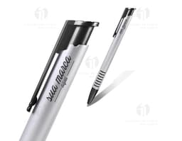 Caneta plástica - 53: Ideal para uso no escritório, na escola ou em casa. Feita com material resistente e tinta duradoura