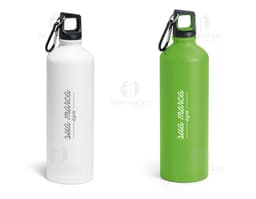 Squeeze de metal 750ml - 12, ideal para armazenar líquidos de forma segura e prática. Feito de metal resistente, possui