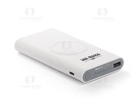 Wireless power bank 11000mAh with modern design and advanced technology. Perfect for charging electronic devices such as