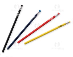 Lápis com borracha - 03: Ideal para aulas, escritório ou momentos de criatividade. Feito de madeira com grafite de qualidade