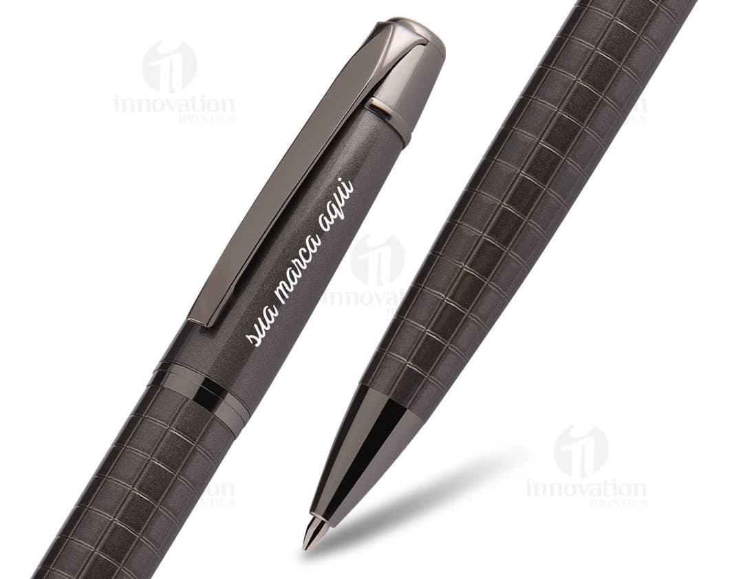 Caneta de metal de alta qualidade para escrita suave e precisa. Perfeita para uso no escritório, na escola ou em reuniões de