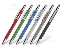 Caneta de metal com touch para assinaturas digitais e escrita suave. Ideal para uso no escritório, na escola ou em reuniões