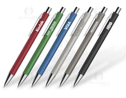 Caneta de metal elegante e durável, perfeita para assinar documentos importantes no escritório ou na escola. Com design