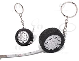 Chaveiro de plástico trena - 01: a combinação perfeita de praticidade e estilo para o seu dia a dia! Este chaveiro compacto e