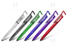 Caneta plástica 56 - Perfeita para o seu dia a dia de trabalho! Fabricada em aço inoxidável cromado, essa caneta é