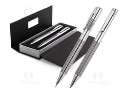 Kit caneta e lapiseira - 02, ideal para escritório, escola e trabalho. Completo e prático, composto por instrumentos de alta