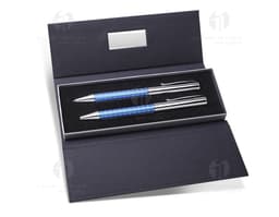 Kit Caneta e Lapiseira - 02: O conjunto perfeito para o seu escritório ou estudos! Composto por uma elegante caneta e