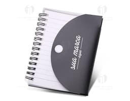 Bloco de anotações plástico perfeito para o seu dia a dia no escritório. Ideal para organizar suas ideias, reuniões e