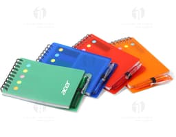 Bloco de anotações plástico perfeito para o seu escritório! Mantenha-se organizado e produtivo com este item essencial. Ideal