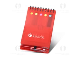 Bloco de anotações plástico perfeito para o seu escritório. Ideal para organizar suas ideias e manter suas tarefas em dia.