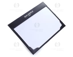 Leather Notepad - Perfect for keeping your ideas organized! This modern and stylish office accessory is ideal for jotting