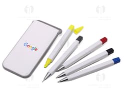 Kit Caneta com Marca Texto 2 em 1 - Ideal para quem precisa de praticidade no dia a dia. Este kit é perfeito para uso no