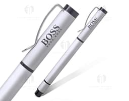 Bolígrafo de metal con marca texto - 01: producto de alta calidad y durabilidad. Ideal para uso en el trabajo o estudios.
