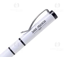 Bolígrafo de metal con marca texto - 01: producto de alta calidad y durabilidad. Ideal para uso en el trabajo o estudios.