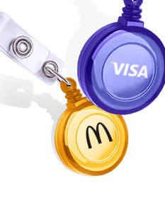 Porta crachá translúcido: mantenha seus crachás organizados e protegidos com este elegante porta crachá em vidro. Ideal para identificação corporativa, eventos e feiras. Adquira agora!