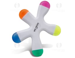 Marca texto 09 - Destaque suas ideias com o marca texto número 9. Com design inovador e cores vibrantes, ele é perfeito para