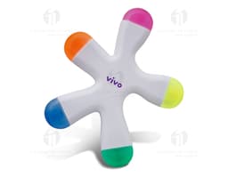 Marca texto 09 com design inovador e cores vibrantes. Ideal para destacar informações importantes e organizar seus estudos ou