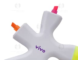 Marca texto nº09 em plástico isolado, ideal para disjuntar e auxiliar no trabalho em equipe. Com design criativo e figura