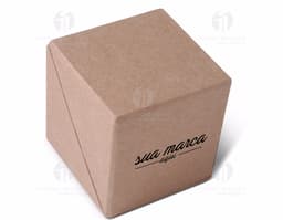 Bloco de anotações cubo - 01 em embalagem de papelão resistente. Ideal para entrega, armazenamento e organização de