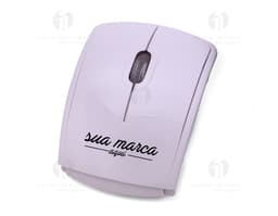 Mouse óptico wireless - 01 para total libertad de movimiento. Tecnología moderna y diseño compacto, ideal para uso en la