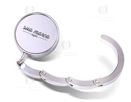 Foldable purse holder - 01: Shiny and durable metal, a symbol of safety and elegance. Ideal for gifting and decoration.