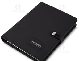 Bloco de Anotações com Powerbank - Tenha sempre suas anotações em mãos com este moderno bloco de notas. Equipado com