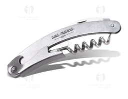 Saca rolhas de metal resistente e durável. Ideal para abrir garrafas com praticidade e eficiência. Acompanha utensílio