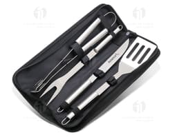 Conjunto Churrasco 26 peças - O kit perfeito para os amantes de churrasco! Com as melhores ferramentas e acessórios, este