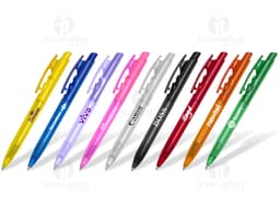 Caneta Plástica 66 - Ideal para escrita em papel e documentos. Design prático e colorido para uso no escritório, estudo ou