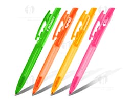 Caneta plástica 66: Ideal para escrita no escritório ou na escola. Design moderno e cores vibrantes para dar um toque