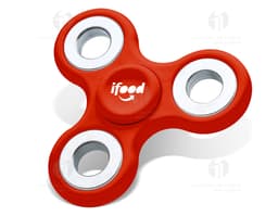 Spinner de plástico preto 3D - Conjunto de símbolos modernos e brilhantes. Equipamento de entretenimento com design cromado