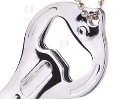 Chaveiro de metal abridor - 12, elegante e prático, perfeito para quem busca estilo e funcionalidade. Feito em metal de alta