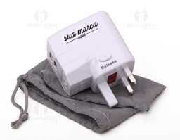 Adaptador universal de tomada - 02: tecnologia moderna para múltiplos dispositivos. Conecte-se com praticidade e segurança em