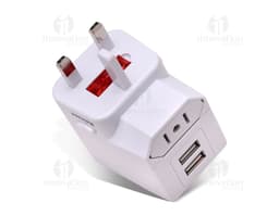 Adaptador universal de tomada - 02 para garantir a praticidade e segurança na hora de conectar seus dispositivos eletrônicos.