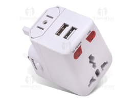 Adaptador universal de tomada - 02: tecnologia moderna para conectar seus dispositivos em qualquer lugar. Com design compacto