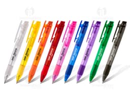 Caneta plástica - 14: ferramenta de escrita ideal para escritório, escola e negócios. Design clássico e sucesso garantido nas