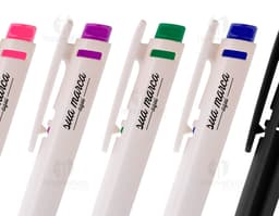 Caneta Plástica Colorida - Conjunto com 15 Cores Vibrantes para Desenho e Escrita. Ideal para crianças, artistas e