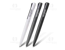 Caneta de metal prateada para escrita de alta qualidade. Ideal para escritório, negócios e escola. Design elegante e durável.