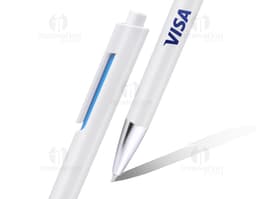 Caneta plástica - 22, ideal para sua rotina de trabalho e estudos! Com design moderno e cores vibrantes, essa caneta é o