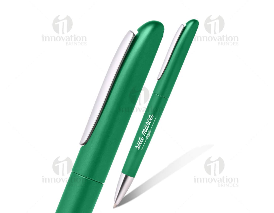 Caneta Plástica Colorida - Conjunto com 100 Unidades para Escola e Escritório. Ideal para Desenhos e Destaques em Documentos.