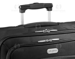 Maleta de viaje elegante y práctica, perfecta para profesionales modernos y ejecutivos. Hecha en cuero negro de alta calidad
