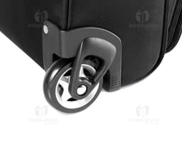Maleta de viaje elegante y práctica, perfecta para profesionales modernos y ejecutivos. Hecha en cuero negro de alta calidad
